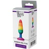 COLOURFUL LOVE RAINBOW ANAL PLUG SMALL