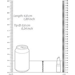 URETHRAL SOUNDING - METAL PLUG - 6MM