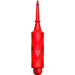 CIRCE - BALA LUMINOSA - ABS BULLET WITH SILICONE SLEEVE - 10-VELOCIDADES - ROJO