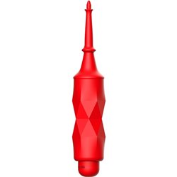 CIRCE - BALA LUMINOSA - ABS BULLET WITH SILICONE SLEEVE - 10-VELOCIDADES - ROJO