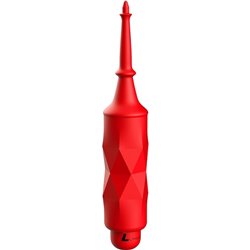 CIRCE - BALA LUMINOSA - ABS BULLET WITH SILICONE SLEEVE - 10-VELOCIDADES - ROJO