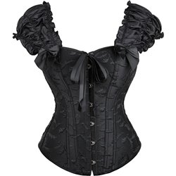 CORSET ÁNGELES NEGRO