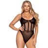 LEG AVENUE BODY OPACO CON FALDA