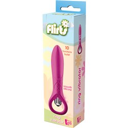 FLIRTS 10 FUNCTIONS RING VIBRATOR PINK