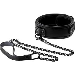 BLAZE COLLAR AND LEASH BLACK