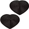 HEART GEM PEZONERAS - NEGRO