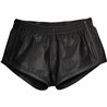 SHORT DE CUERO VERSÁTIL - NEGRO