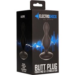 E-STIMULATION PLUG VIBRADOR - NEGRO