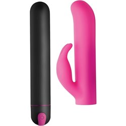 BALA XL MÁS FUNDA SILICONA CONEJITO - ROSA 