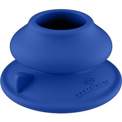 CHRYSTALINO - SILICONE SUCTION CUP - BLUE