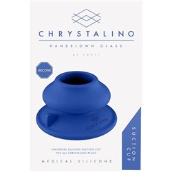 CHRYSTALINO - SILICONE SUCTION CUP - BLUE