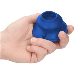 CHRYSTALINO - SILICONE SUCTION CUP - BLUE