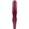 SATISFYER LOVE ME CONEJITO VIBRADOR FLEXIBLE - ROJO