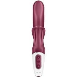 SATISFYER LOVE ME CONEJITO VIBRADOR FLEXIBLE - ROJO