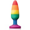 COLOURFUL LOVE RAINBOW ANAL PLUG MEDIUM