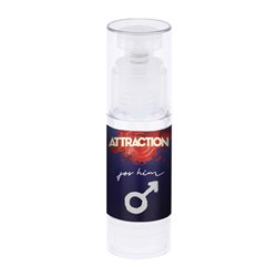 ATTRACTION LUBRICANTE CON FEROMONAS PARA ÉL 50 ML