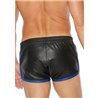 SHORTS CUERO VERSÁTIL - NEGRO/AZUL