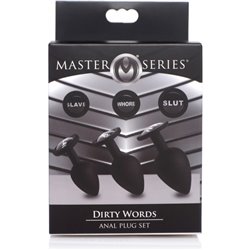 MASTER SERIES - SET PLUG DE SILICONA - BLACK