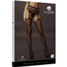 LE DÉSIR - PANTY DIAMANTES DE IMITACIÓN CON TIRANTES- NEGRO