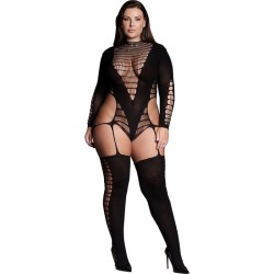 LE DÉSIR-SHADE-KALYKE XXIII - BODYSTOCKING CON CUELLO ALTO - TALLA GRANDE