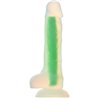 RADIANT SOFT SILICONE - PENE BRILLANTE VERDE DE 17,5CM