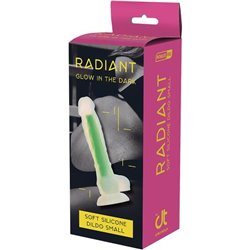 RADIANT SOFT SILICONE - PENE BRILLANTE VERDE DE 17,5CM