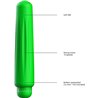 DELIA - BALA VIBRADORA - ABS BULLET WITH SILICONE SLEEVE - 10-VELOCIDADES- VERDE