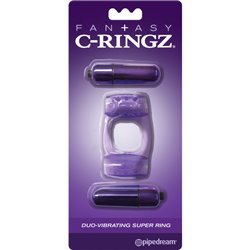 FANTASY C RING DUO VIBR SUPER RING MORADO