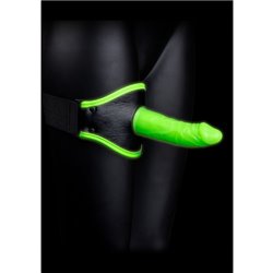 OUCH! - ARNÉS CON STRAP-ON PARA MUSLO - GLOW IN THE DARK