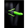 OUCH! - ARNÉS CON STRAP-ON PARA MUSLO - GLOW IN THE DARK