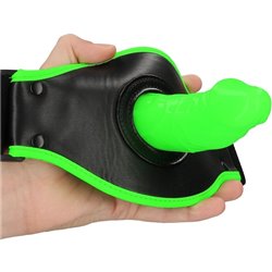 OUCH! - ARNÉS CON STRAP-ON PARA MUSLO - GLOW IN THE DARK