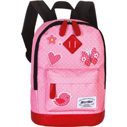 backpack junior 6 liters pink/red