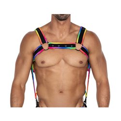 H4RNESS05 Chest Harness Neon MultiColor One size