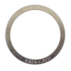 MW006 Ballhoodfdring 1 1/8 Inch 0.25 mm Steel Silver