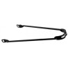 mudguard rod AL8A 28 inch steel black each