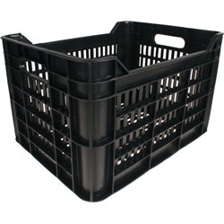 bicycle crate 30 liters 100% recycled plastic black