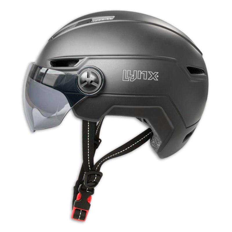 Visor Pro Bicycle and Scooter Helmet with Visor NTA8776 Black size 55-58 cm (S/M)