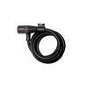 SK108 Spiral cable lock 180/8mm Black