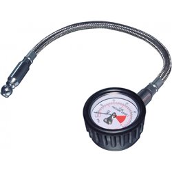 professional tire pressure gauge analogue silver / black