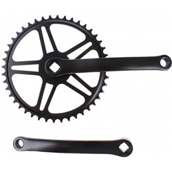 Crankset Vinty 44T 170 mm Black for Square Axle