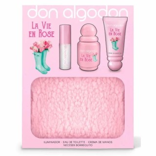 Don Algodon La Vie En Rose Eau De Toilette Spray 30ml Set 4 Pieces - woman - Teknashop Ltd