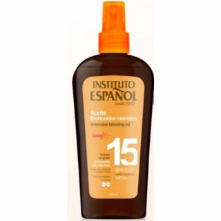 Instituto Español Intensive Tainning Oil Spf15 Spray 250ml - unisex - Teknashop Ltd