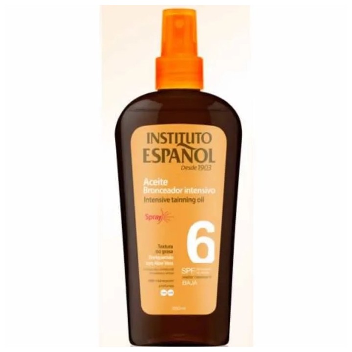 Instituto Español Intensive Tainning Oil Spf6 Spray 250ml - unisex - Teknashop Ltd