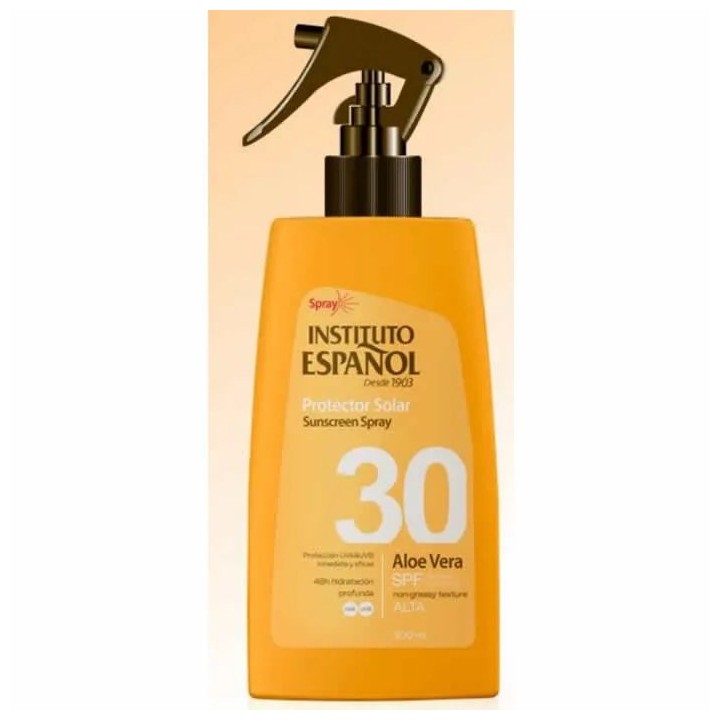 Instituto Español Sunscreen Spray Aloe Vera Spf30 300ml - unisex - Teknashop Ltd