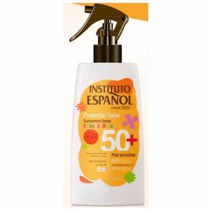 Instituto Español Sunscreen Spray Kids Spf50+ 300ml Sensitive Skin - unisex - Teknashop Ltd