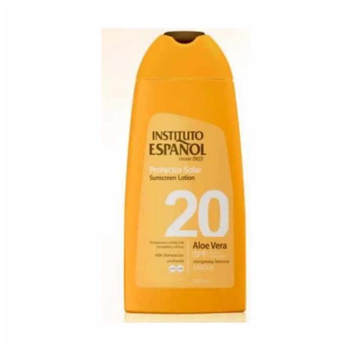 Instituto Español Sunscreen Lotion Aloe Vera Spf20 300ml - unisex - Teknashop Ltd