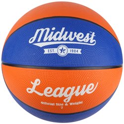 Liga Basketball blau/orange Größe 7