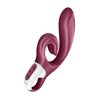 SATISFYER LOVE ME RABBIT VIBRADOR ROJO TESTER 1UN;MUJER