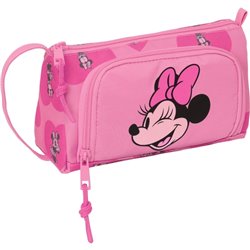 PORTATODO CON BOLSILLO DESPLEGABLE LLENO MINNIE MOUSE "LOVING"