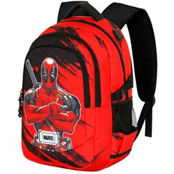 MOCHILA PLUS BAD DEADPOOL MARVEL 44CM